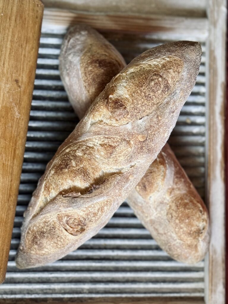 sourdough baguettes