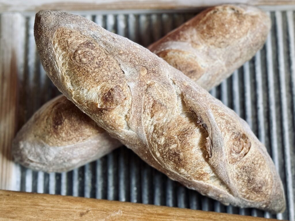 sourdough baguettes