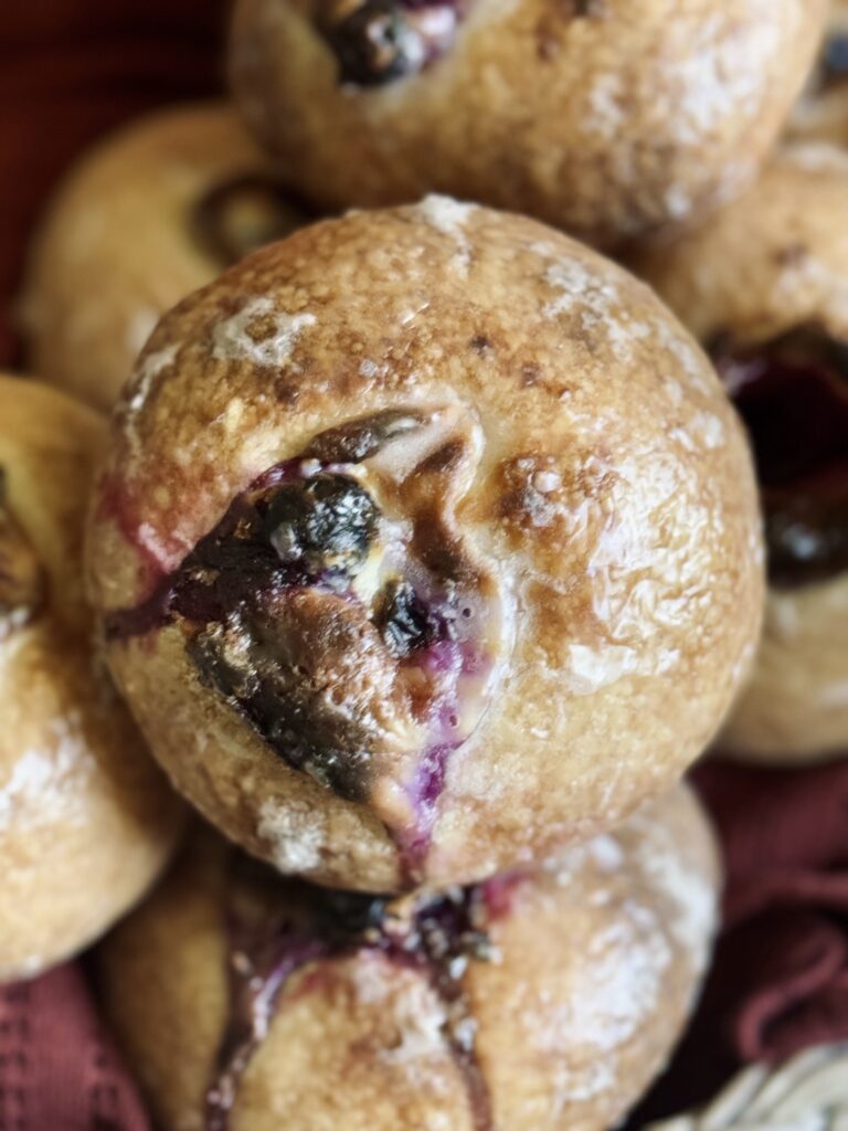 blueberry cream cheese bialy