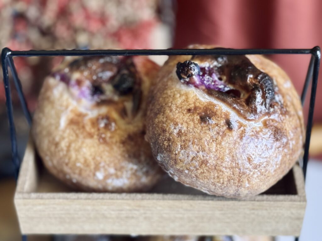 blueberry cream cheese bialy