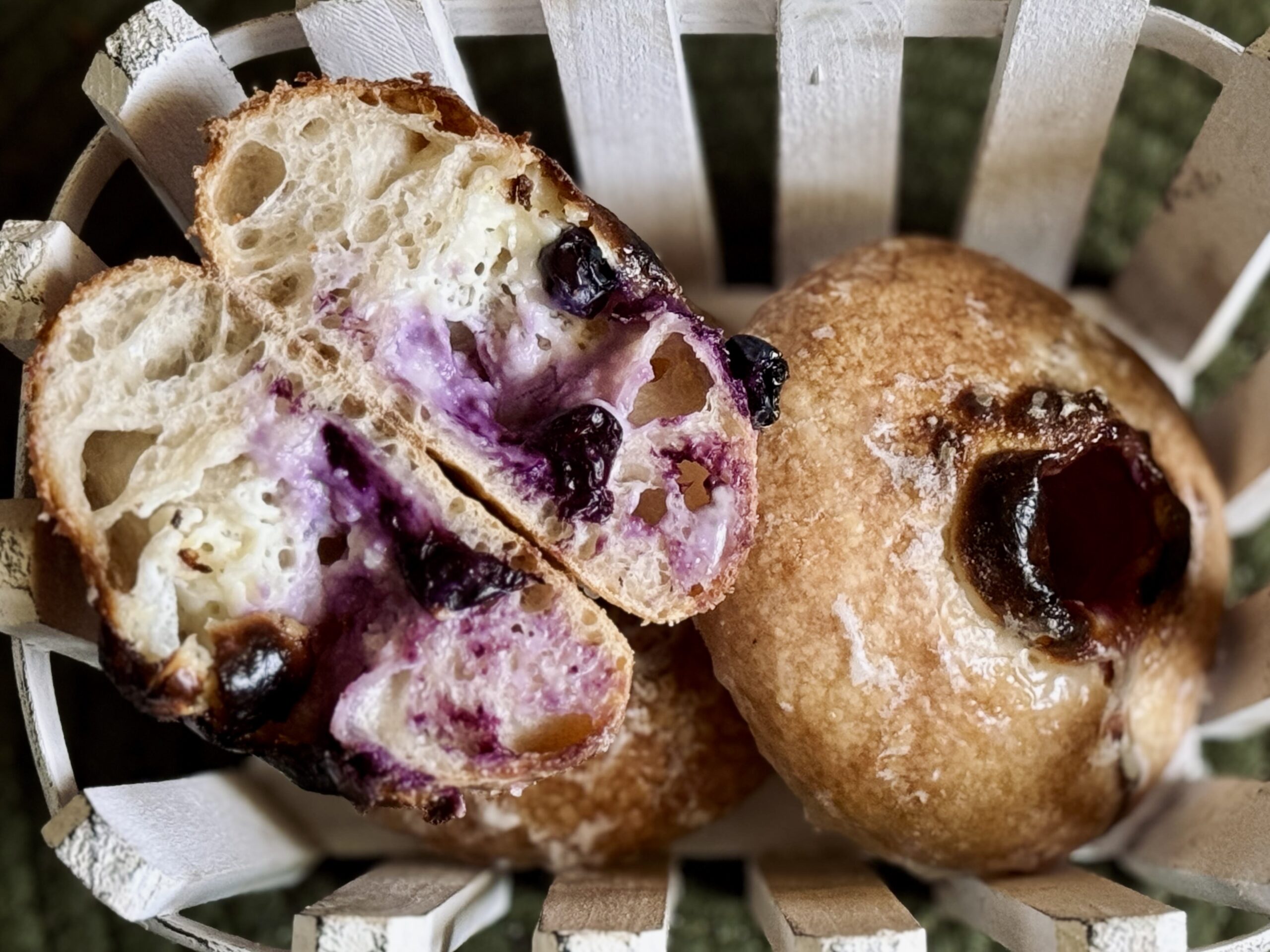 blueberry cream cheese bialy