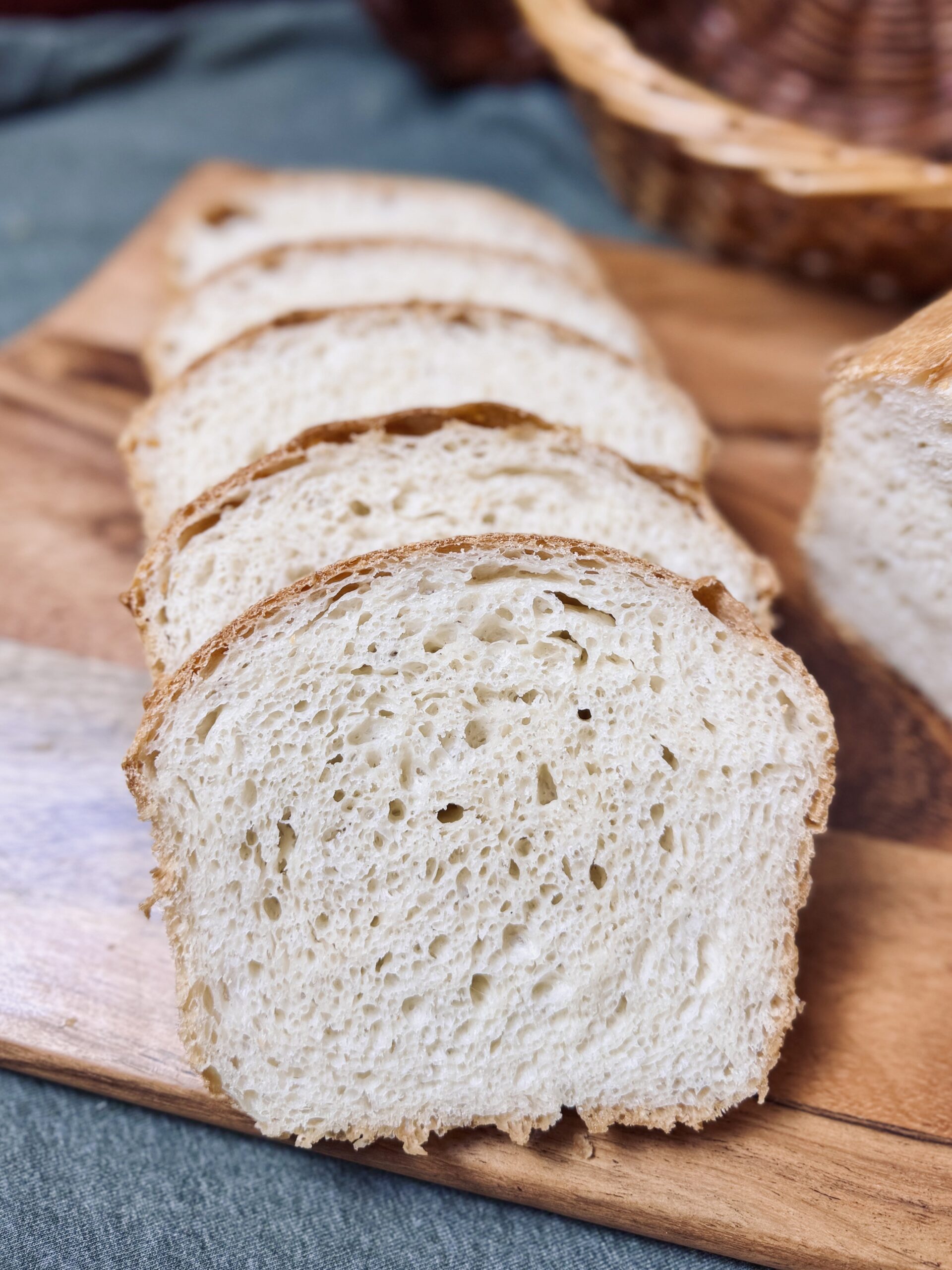 high protein sourdough sandwich bread