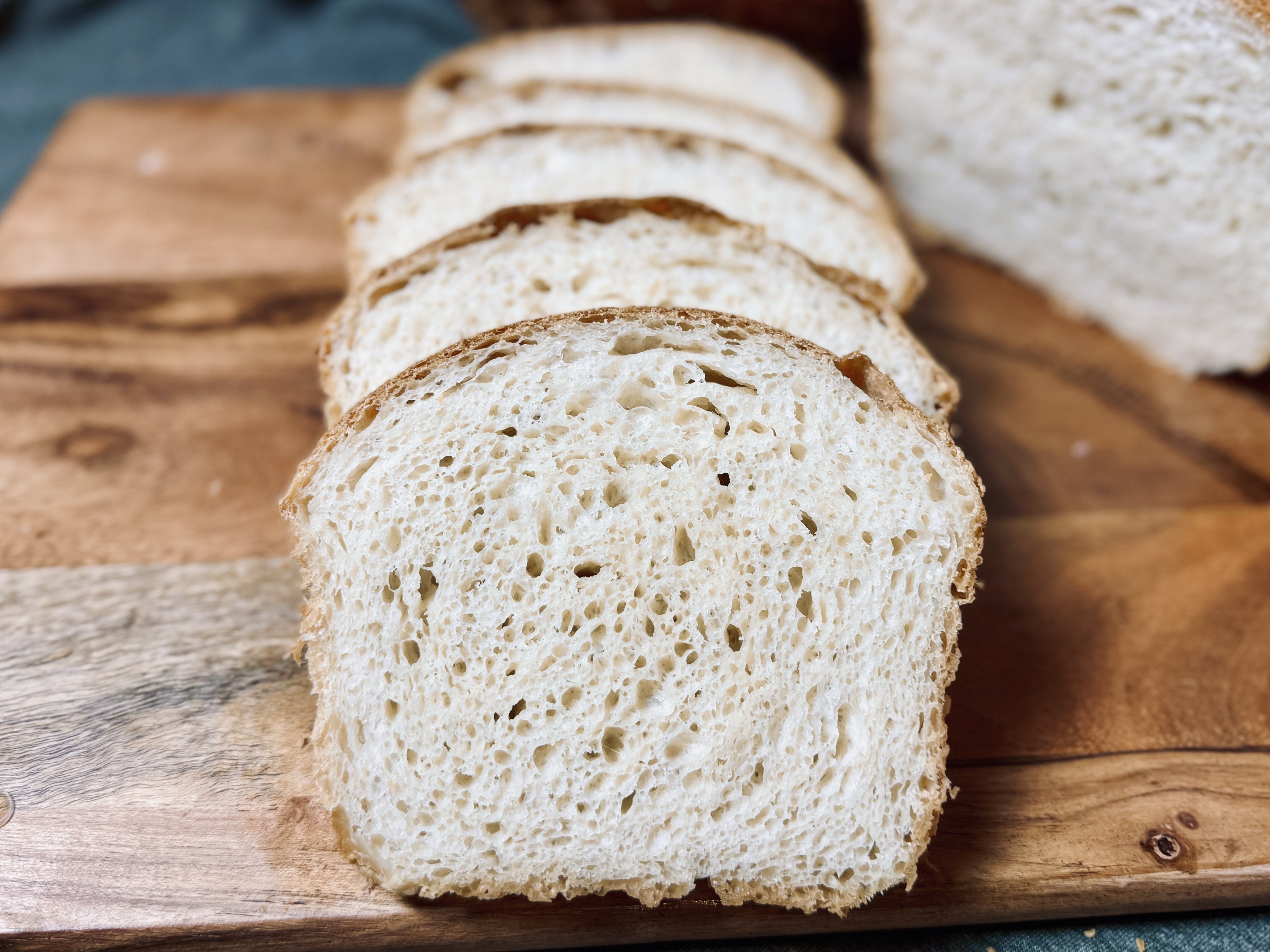 high protein sourdough sandwich bread